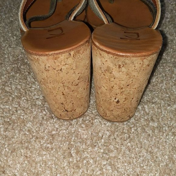 K Jacques St Tropez Cork Wedge Heel Sandals France 37 - Picture 4 of 6